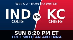 Indianapolis Colts vs Kansas City Chiefs: how to watch and stream
