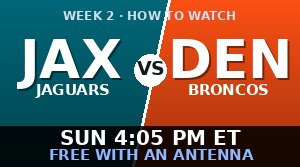 Jacksonville Jaguars vs Denver Broncos: how to watch and stream