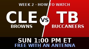 Cleveland Browns vs Tampa Bay Buccaneers: how to watch and stream